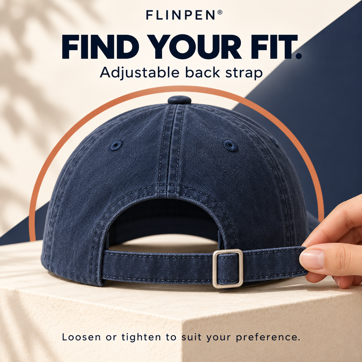 FLINPEN® Everyday Adjustable Baseball Cap for Casual Outfits