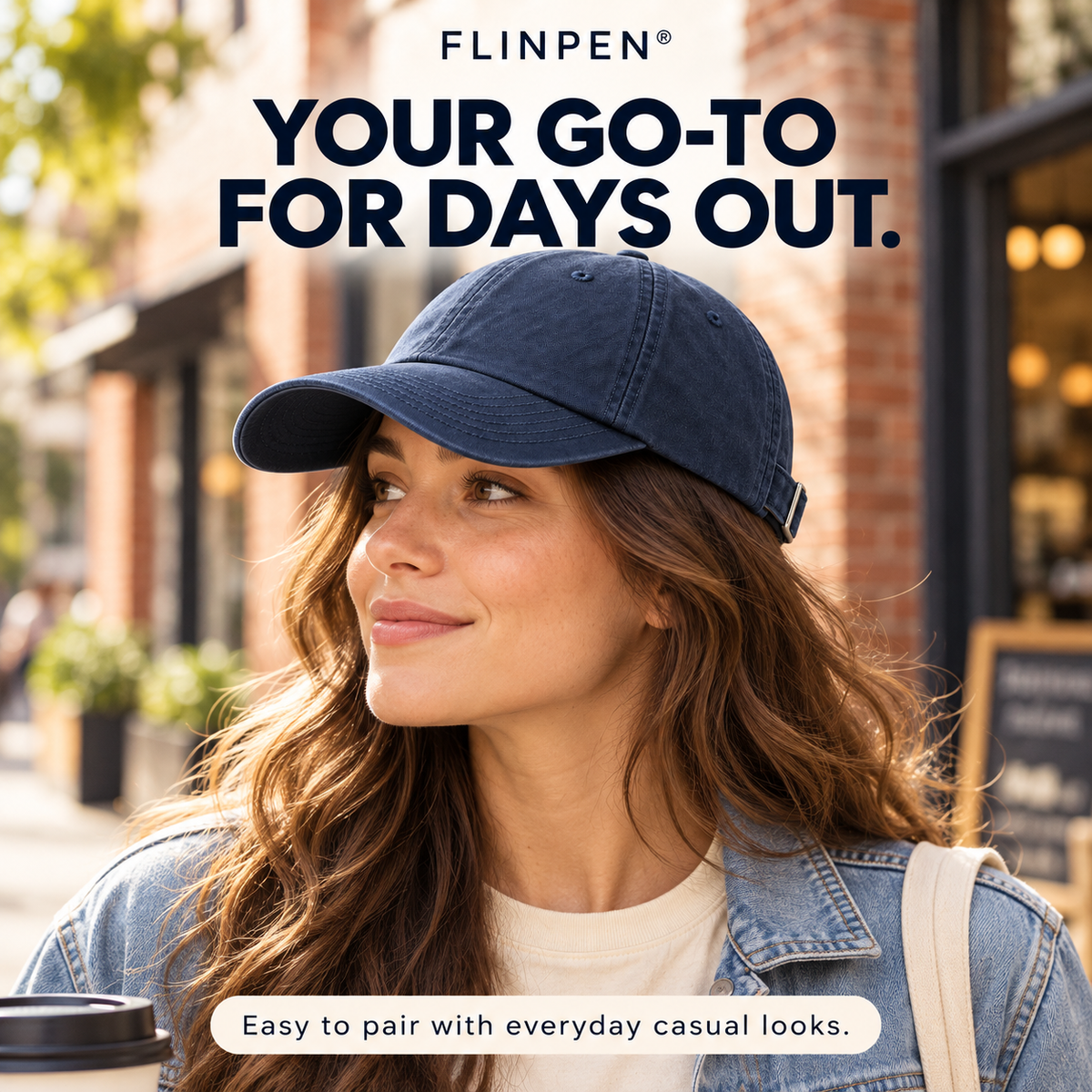 FLINPEN® Everyday Adjustable Baseball Cap for Casual Outfits