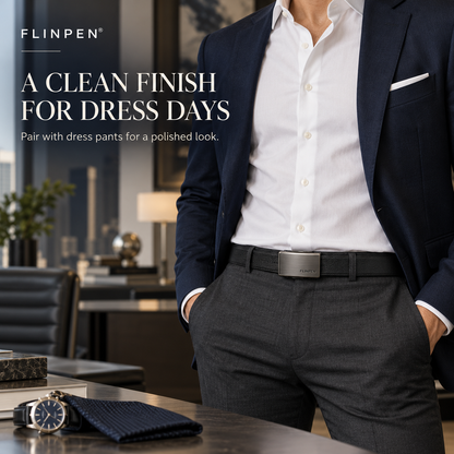 FLINPEN® Adjustable Ratchet Belt – Easy Fit, No-Hole Design